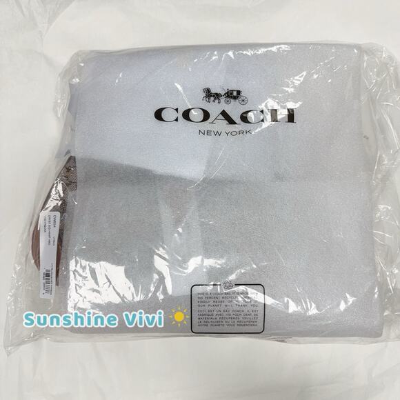 NWT Coach Hamptons Hobo Bag In Crystal Signature Jacquard CW654 Burnished Amber - Picture 4 of 9